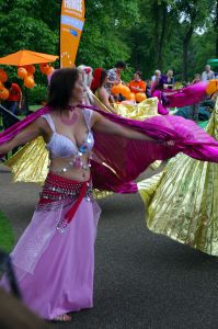 The Belly Dance Flames at Fringe Sunday 2011 (credit: Donald Judge)