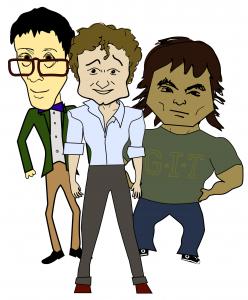 Three's Company as Nigel, Archie, and Ronny (Image by Brother Brother)