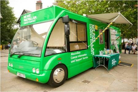 Come visit Betty, our Macmillan Cancer Information Bus