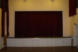 URC Hall, Tideswell - Stage