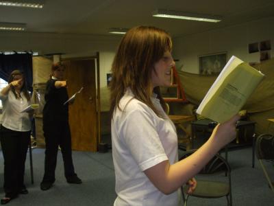 Toad, Bertie & Elvira- in rehearsal