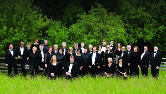 Choir in a field - higher res