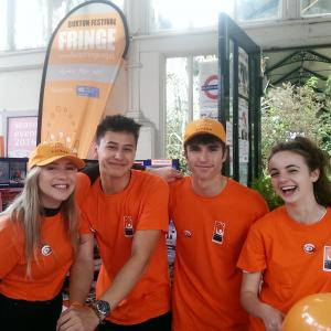 Volunteers from Buxton Community School